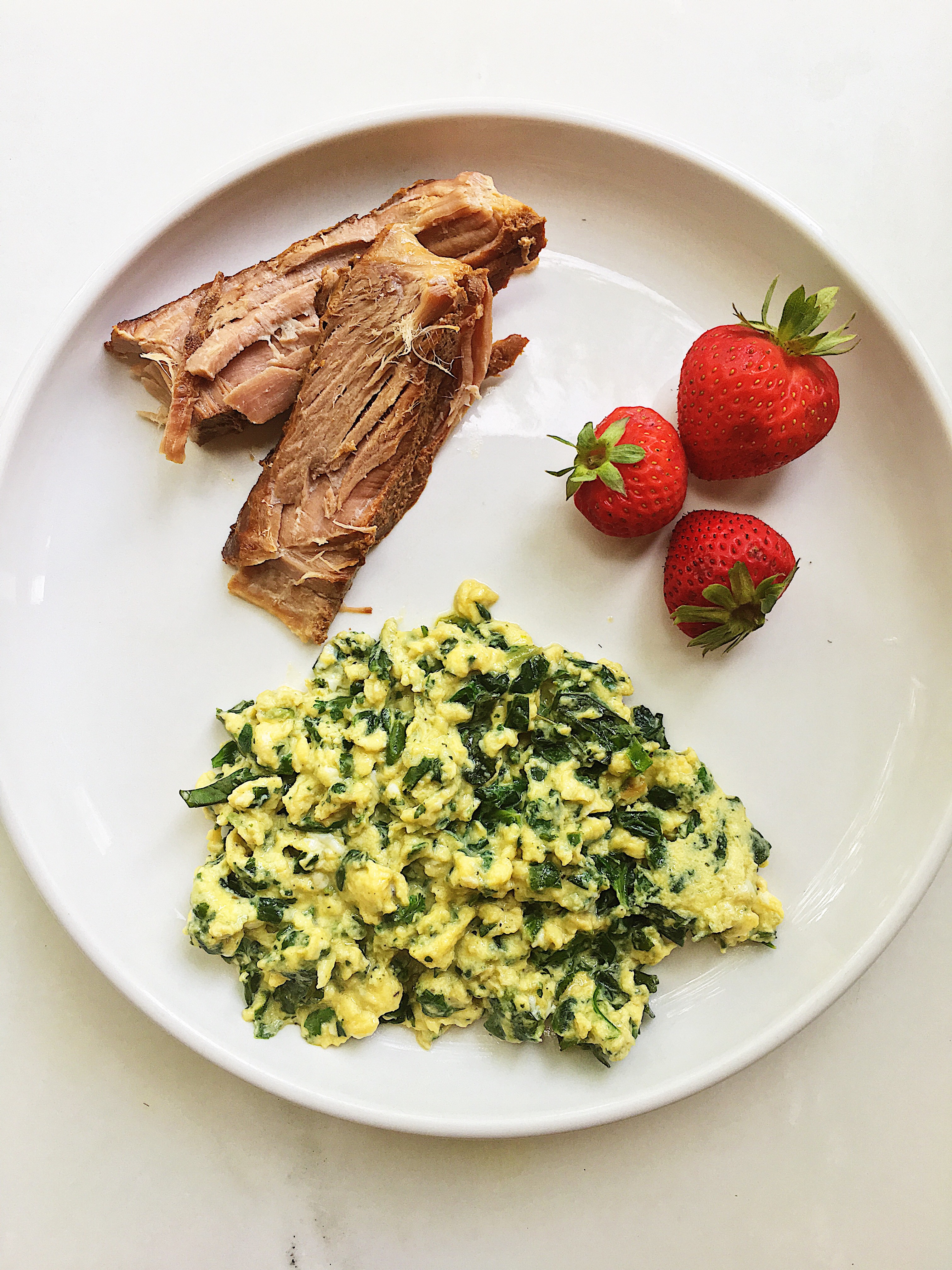 Seriously Simple Recipe: Greens Eggs + Ham {Paleo}