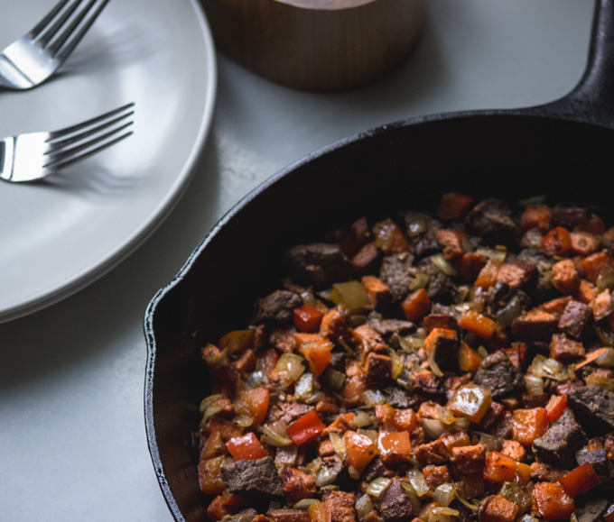 Leftover Meat Hash