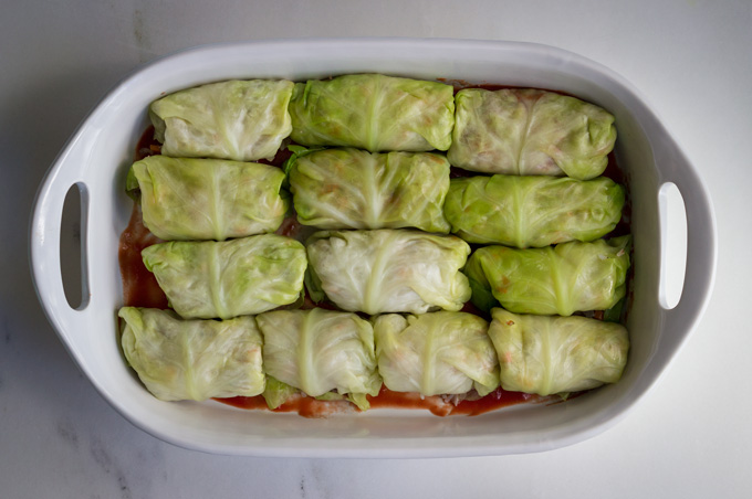 Piling Up Cabbage Roll