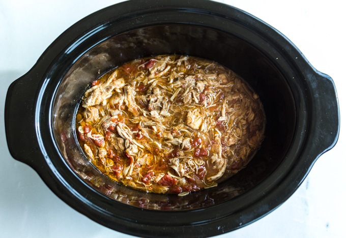 Slow Cooker Mexican Chicken with Cilantro Lime in a Slow Cooker