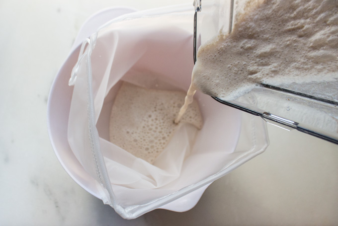 Easy 4 Step Nut or Seed Milk + How to Use Leftover Pulp