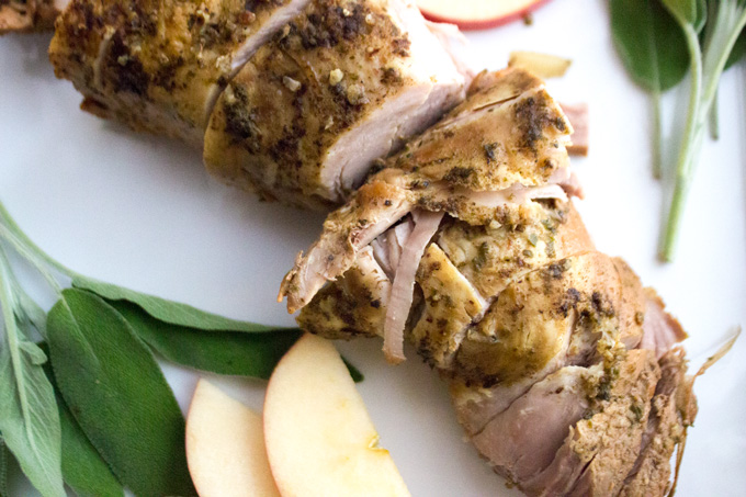 Slow Cooker Fall Pork Roast With Fennel + Apple {Whole30, AIP, Keto}