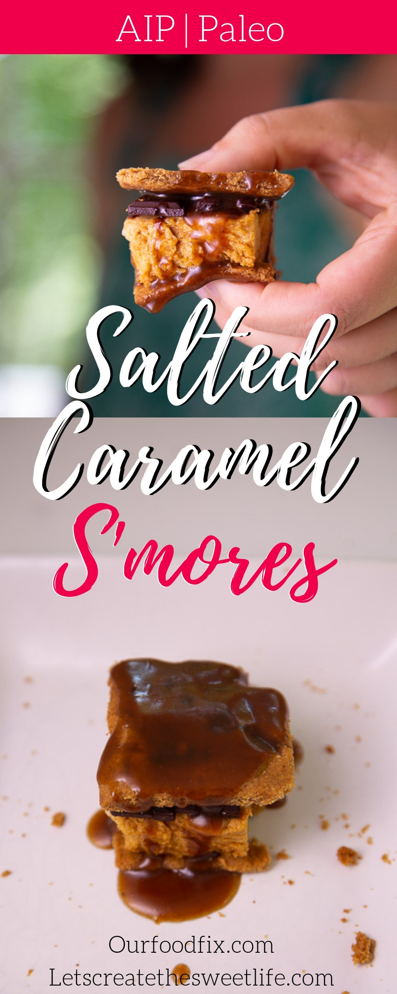 A healthier take on the classic campfire treat, these AIP and Paleo s'mores are sure to please! #smores #paleorecipes | AIP recipes | AIP dessert | Smores recipes | Paleo recipes | Paleo dessert | Treats and sweets | Chocolate recipes | Autoimmune protocol | Gluten free recipes | Dairy free recipes | Refined sugar free recipes