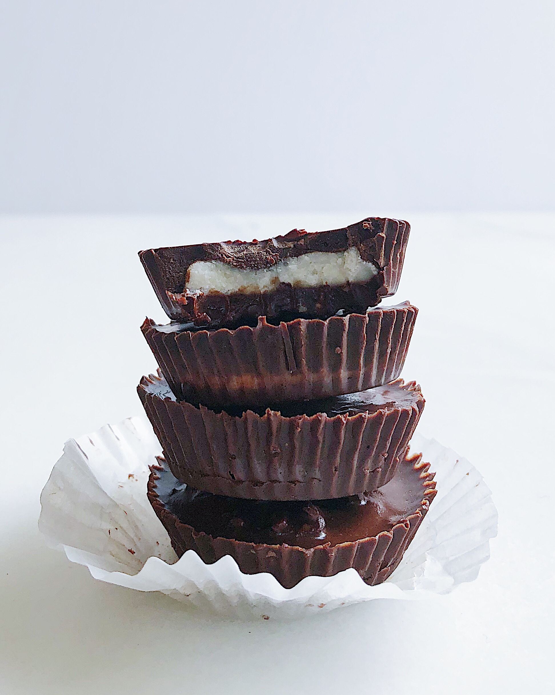 Mint Chocolate Crunch Cups {Paleo, AIP, Vegan} - Well Rooted