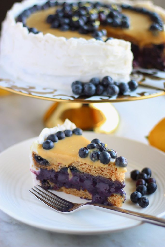 Fed and Fulfilled Paleo-Lemon-Blueberry-Layer-Cake-AIP-23